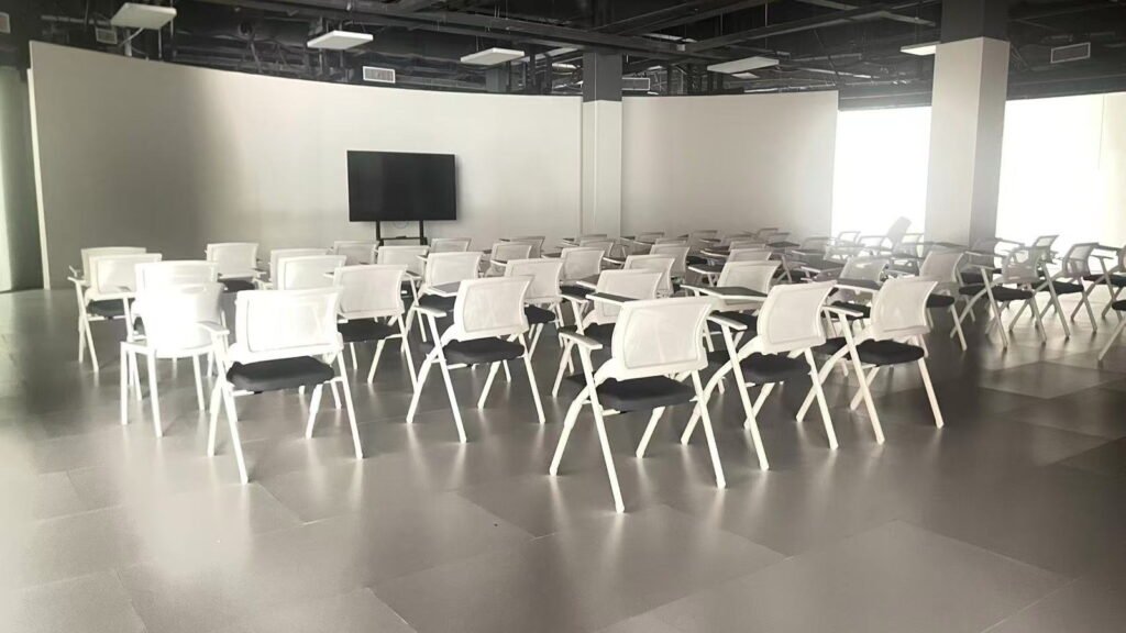 Training classroom at the new media base